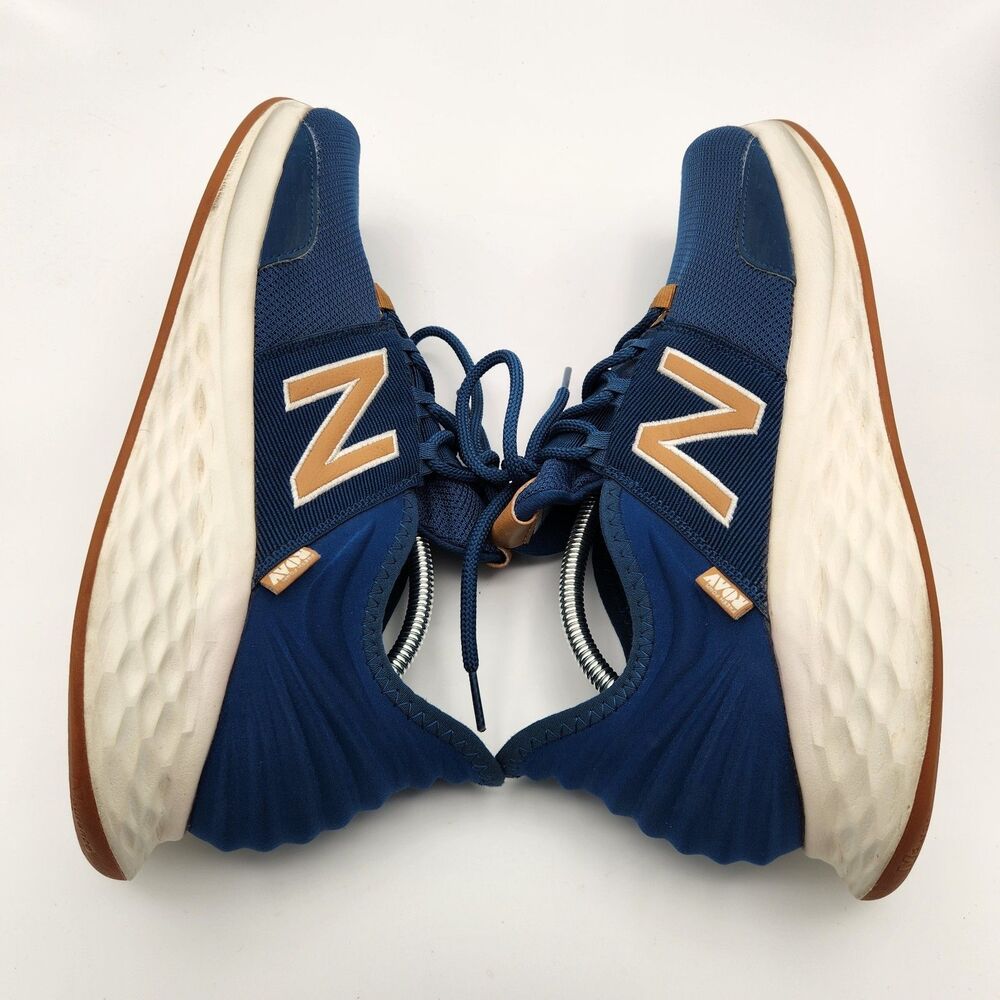 New Balance Fresh Foam Roav V1 Athletic Shoes Sneakers Blue/Tan Mens size 12 - Picture 6 of 10